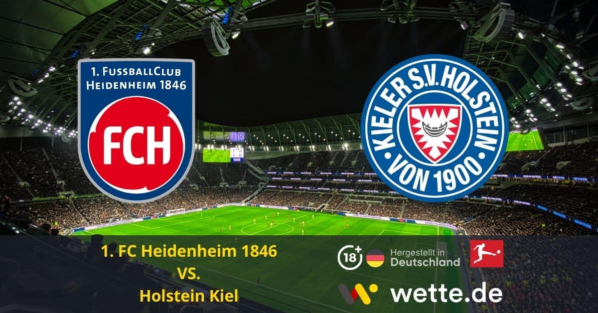 1. FC Heidenheim 1846 vs. Holstein Kiel Bundesliga prognose