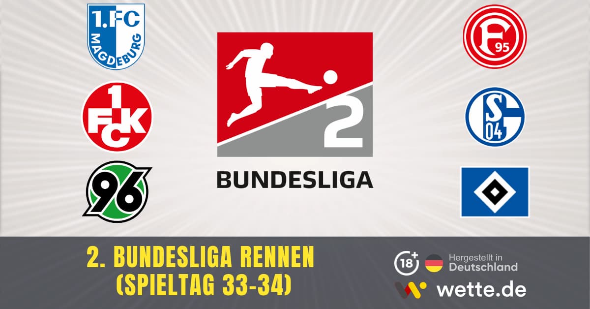 2. Bundesliga Rennen (Spieltag 33 34)
