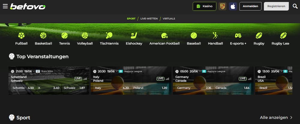 Benutzerfreundlichkeit der Webseite/App