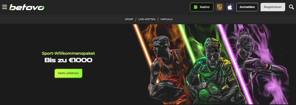 Betovo Wettanbieter für Ski Alpin Wetten