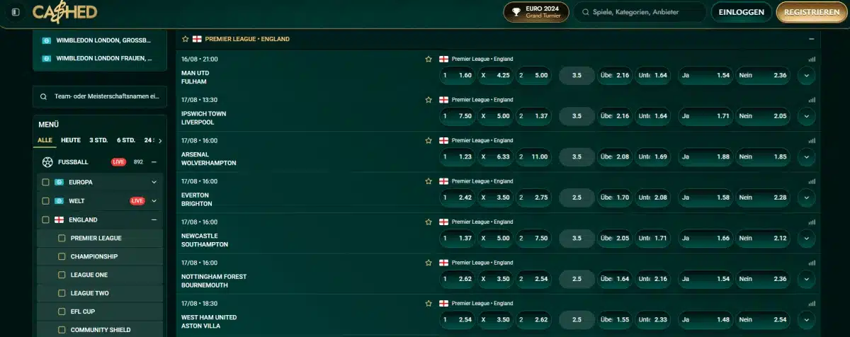 Cashed Premier League