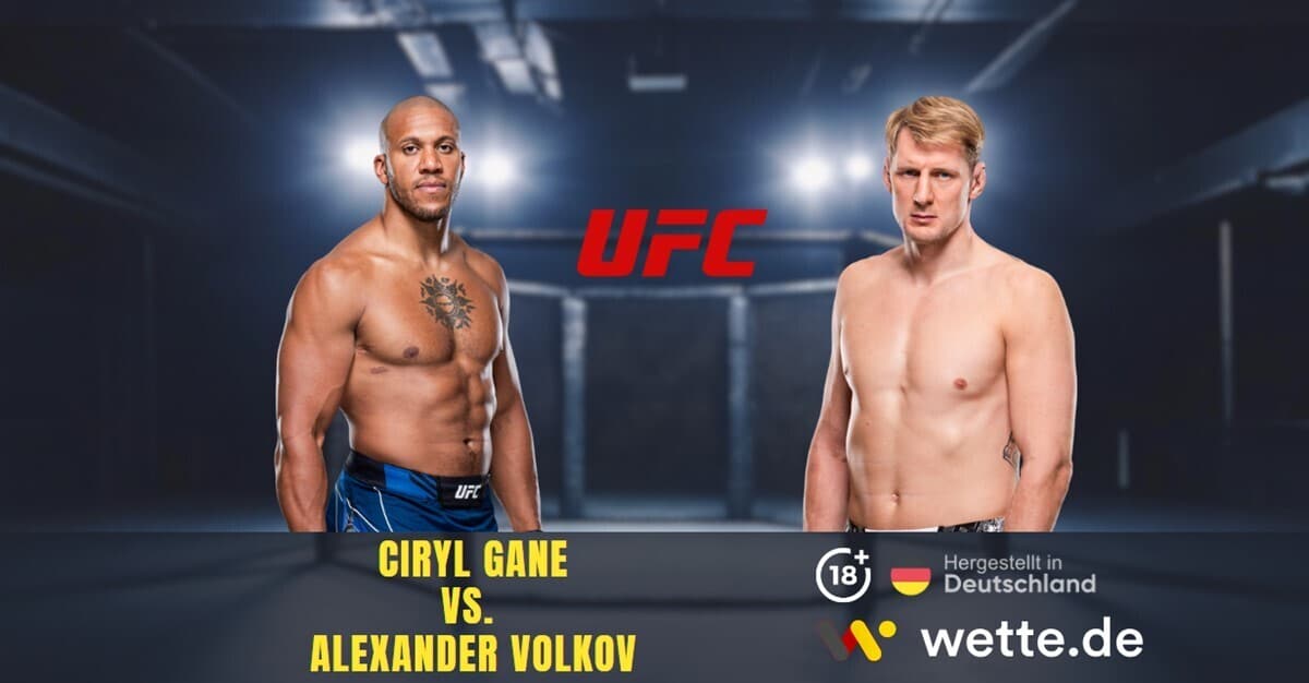 Ciryl Gane vs. Alexander Volkov Tipp