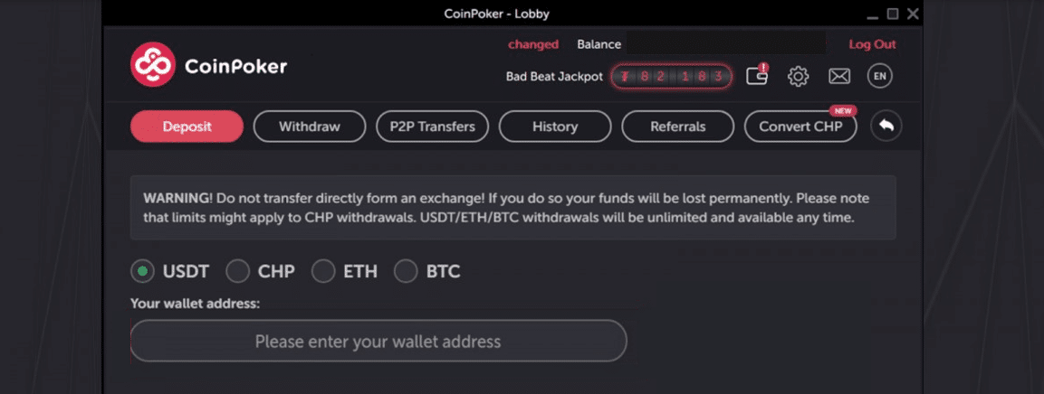 Coinpoker Einzahlung