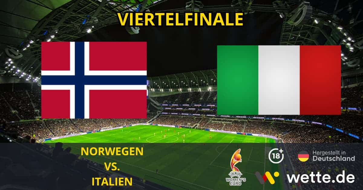 Norwegen Italien Viertefinalen UEFA European Women's Championship Prognose