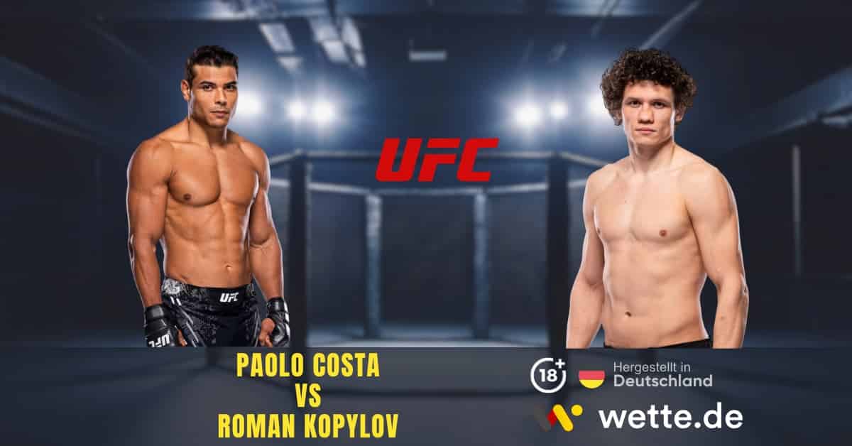 Paolo Costa vs Roman Kopylov ufc prognose