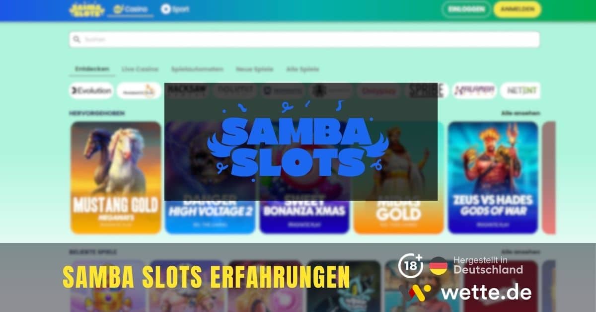Samba Slots Casino Erfahrungen
