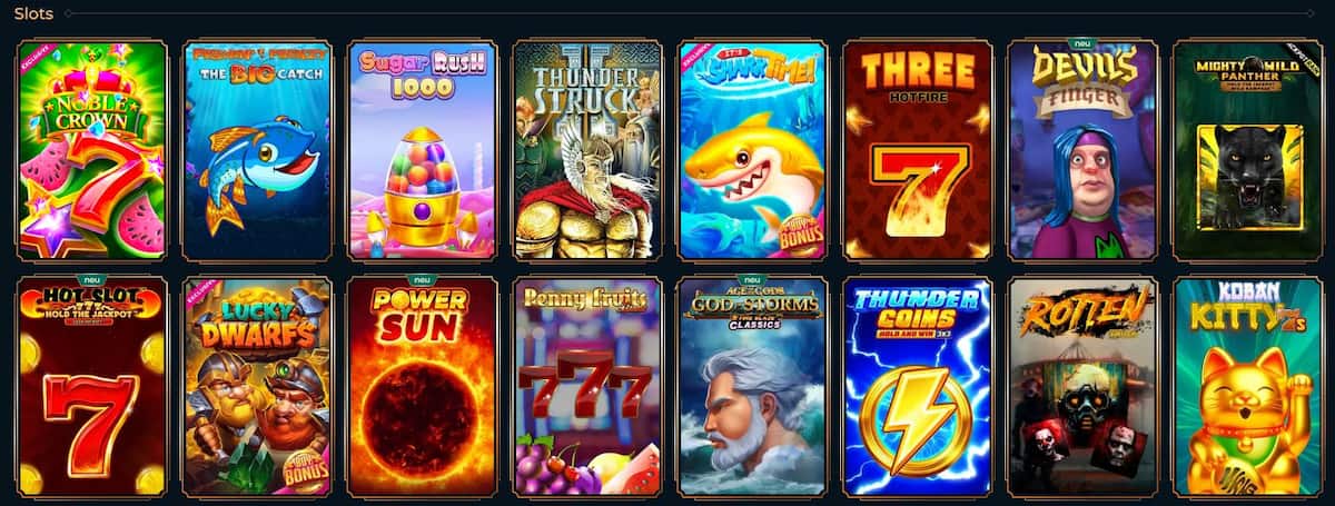 Slots bei Monsterwin Casino