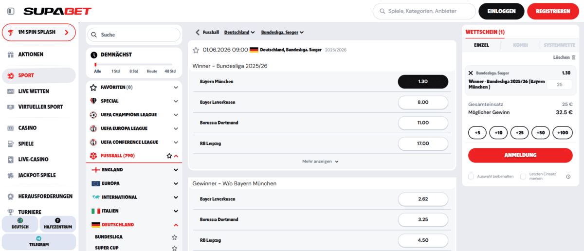 Supabet Bundesliga
